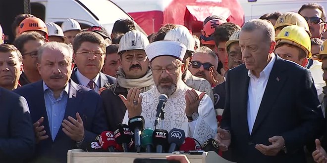 Cumhurbakan Erdoan, Amasra'daki maden ocanda aklamalarda bulundu: