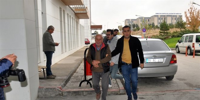 Eini baklayan pheliden gazeteciye 'Seni de baklarm' tehdidi