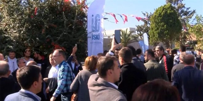 İSKİ arıtma tesisi açılışında gerginlik!