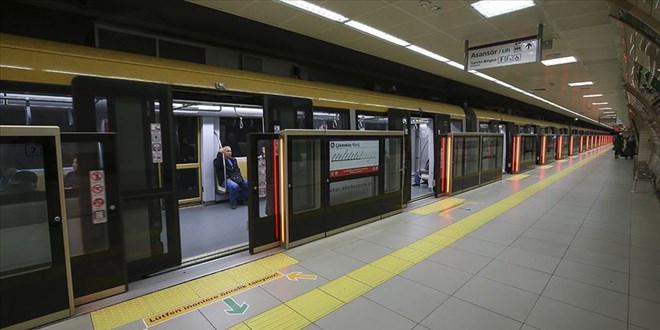 Metro seferleri saat 23.00 itibaryla Taksim istasyonundan aktarmal yaplacak