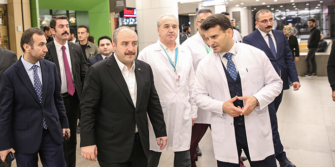 Bakanlar Özer, Varank ve Bilgin'den Binali Yıldırım'a ziyaret
