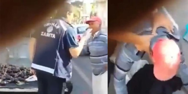 Seyyar satıcıyı darbeden zabıta görevden uzaklaştırıldı
