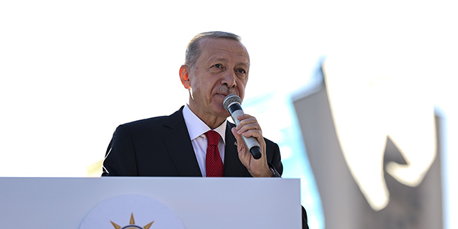 Erdoğan: Biz eserlerimizle, 20 yıldır yaptıklarımızla konuşuyoruz