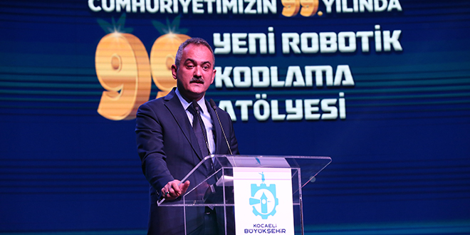 Kocaeli'de 99 robotik kodlama atölyesinin açılışı yapıldı