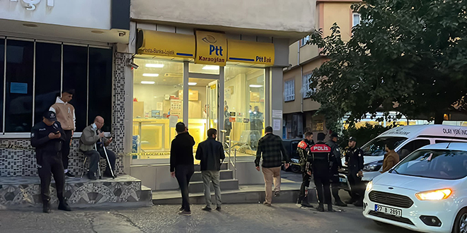 PTT şubesini soyan kişiler 10 bin lirayı alarak kaçtı