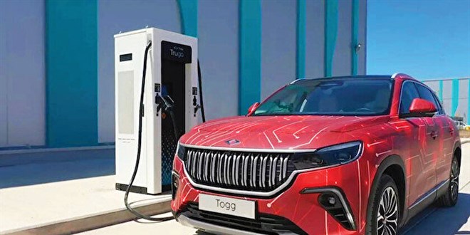 Togg kilometrede 47 kuruşluk elektrik yakacak