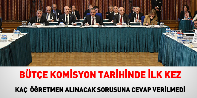 MEB, bütçe tarihinde ilk kez 'kaç öğretmen alınacak' sorusuna cevap vermedi