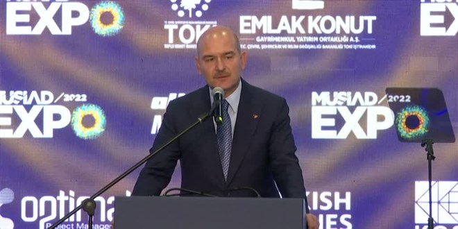 İçişleri Bakanı Soylu, MÜSİAD EXPO 2022 Gala Yemeğinde konuştu