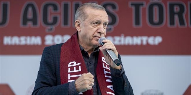 Cumhurbakan Erdoan: Ylbana kadar Gaziray cretsiz