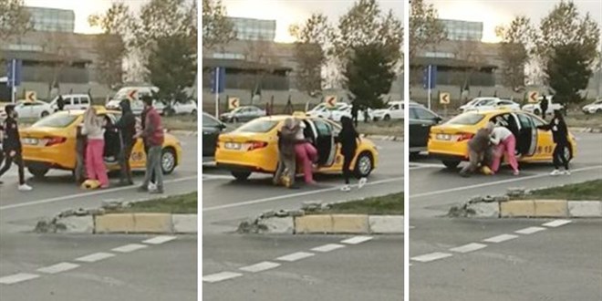Kadın müşterisini döven taksicinin belgesi iptal edildi
