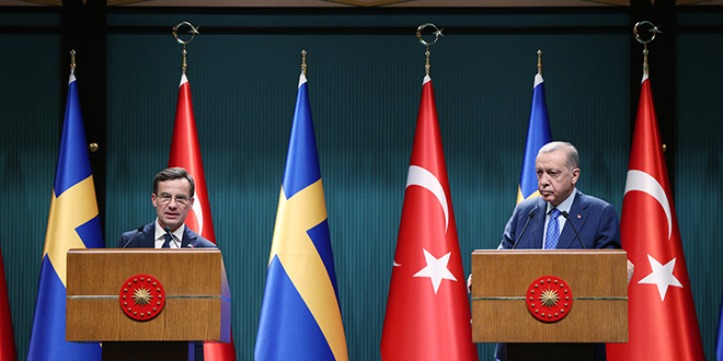 Erdoğan: Güvenlik kaygılarımızın giderilmesine destek olan bir İsveç görmek istiyoruz