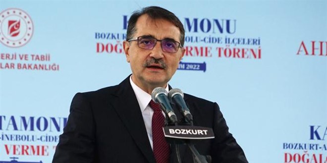 Bakan Dönmez: Doğal gaz kullanan yerleşim yeri sayımızı 669'a yükselttik