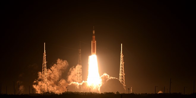 NASA'nn en gl roketi Artemis-1 frlatld