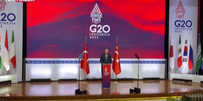 Cumhurbakan Erdoan'dan G20 Liderler Zirvesi'nde youn diplomasi trafii