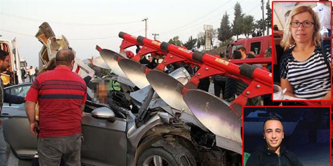İzinden dönerken kazada yaralanan astsubay kurtarılamadı