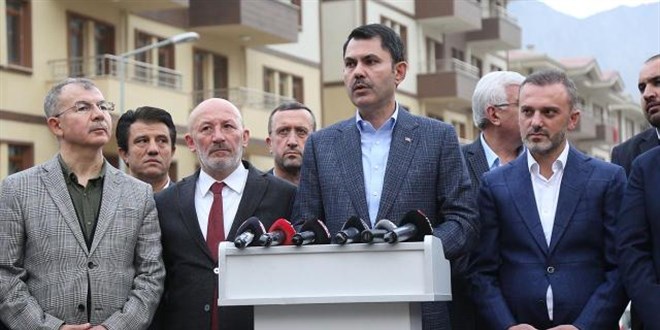 Bakan Kurum: Yusufeli'de ev sahibi olamayanlara sosyal konut yapılacak