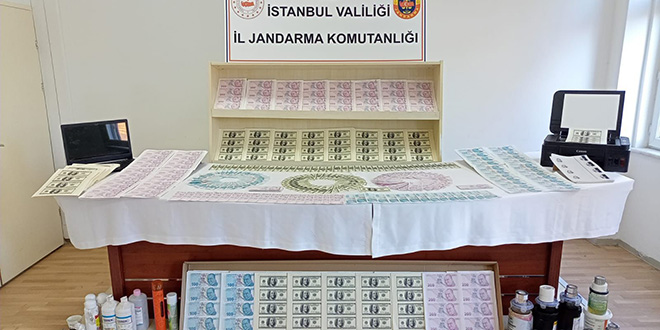 İstanbul'da sahte para operasyonunda 2 kişi yakalandı