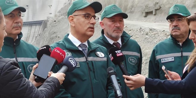 Bakan Kirişci: Yusufeli Barajı'nda su tutma işlemi 309 gün sürecek