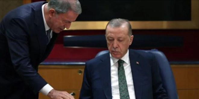 Cumhurba�kan� Erdo�an, Hulusi Akar'dan harekata ili�kin bilgi ald�