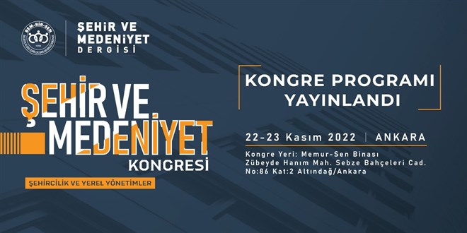 Bem-Bir-Sen nclnde ehir ve Medeniyet Kongresi dzenleniyor