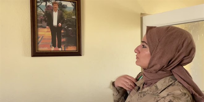 Şehit babasının izinden giden kadın, güvenlik korucusu oldu