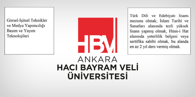 Bu öğretim görevlisi alım ilanına adaylardan tepki