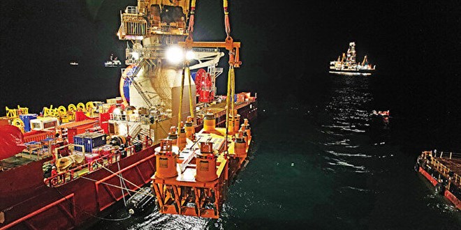 Karadeniz doğal gazında 20 saatlik hassas operasyon