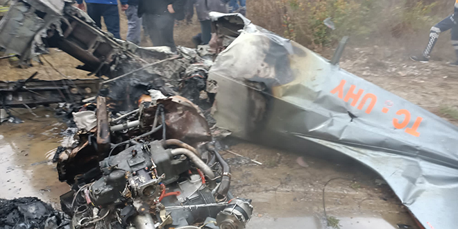 Bursa'da düşen uçakta hayatını kaybedenlerin kimlikleri belli oldu