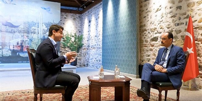 Kalın'dan İsveç televizyonundaki asılsız soruya tepki