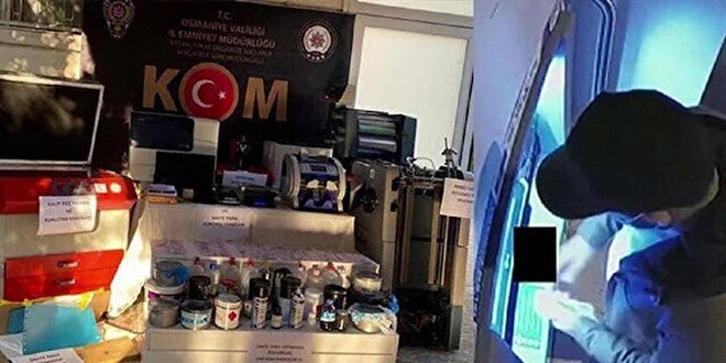 ATM'den geçen sahte para basan 3 kişi gözaltına alındı