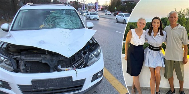 Manken Özge Ulusoy'un babası trafik kazasında hayatını kaybetti