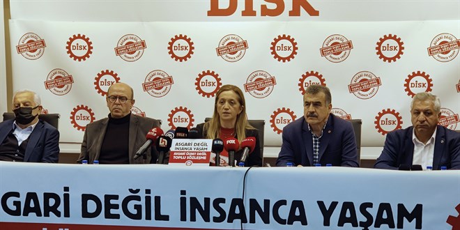 DİSK'in asgari ücret talebi 13 bin 200 lira