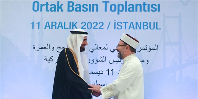 Ali Erbaş: Ocak ayı içerisinde Cidde'de hac protokolü imzalayacağız