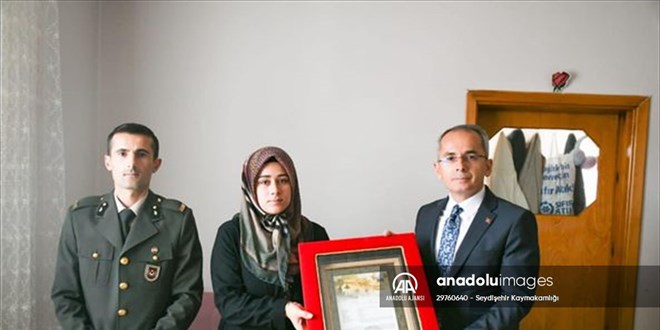 Konya'da ehit Piyade Uzman avu Mustafa Ik'n ailesine ehadet belgesi verildi