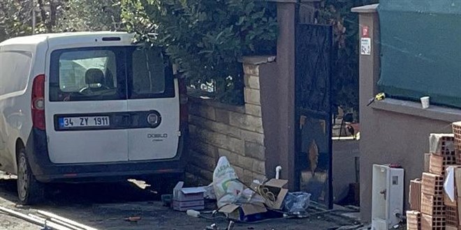 Büyükçekmece'de doğal gaz yangını