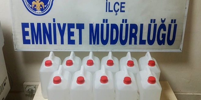 FETÖ'den ihraç edilen binbaşı 55 litre etil alkol ile yakalandı