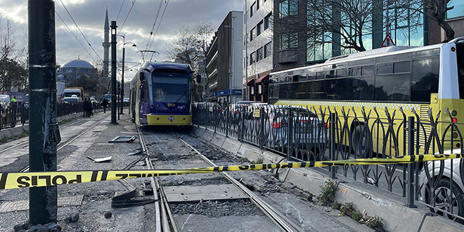 Tramvay raydan kmt, Belediye bakan aklama yapt