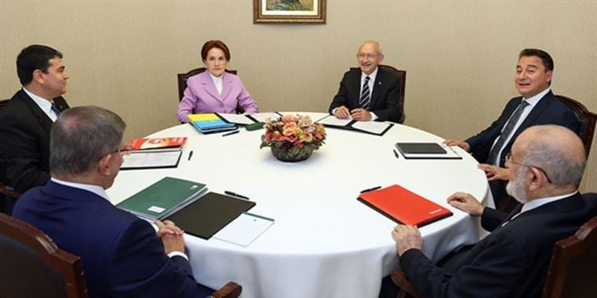 Altılı masa 5 Ocak'ta Gelecek Partisi ev sahipliğinde toplanacak