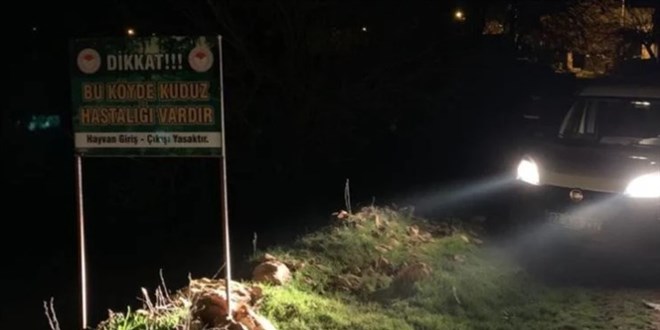 Adıyaman'da 3 köy, kuduz nedeniyle karantinaya alındı
