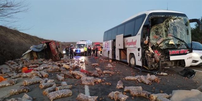 Tekirdağ'da 1 kişinin öldüğü kazada otobüs şoförü tutuklandı
