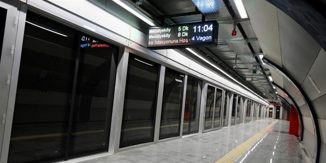 Mecidiyeky-Mahmutbey Metro Hatt'nda teknik arza
