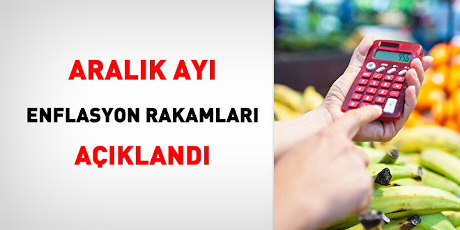 Enflasyon rakamları açıklandı
