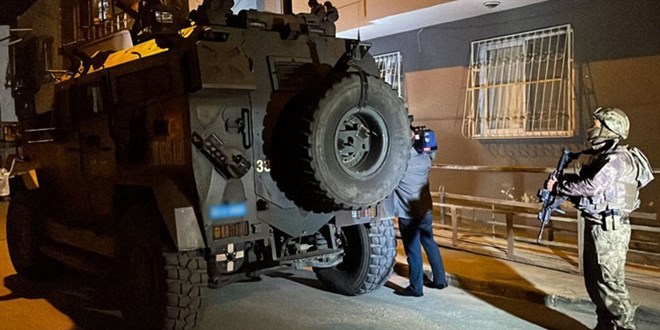 Mersin'de, terör örgütü 8 PKK/KCK-YPG operasyonu düzenlendi