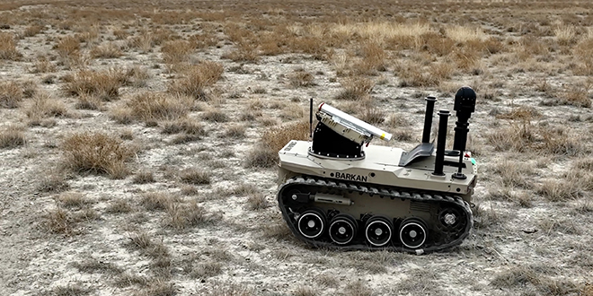 Türkiye'nin 'robot askeri' füze attı