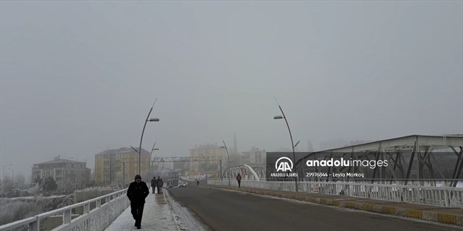 Erzurum, Kars, Ardahan ve Ağrı'da dondurucu soğuklar etkili oluyor