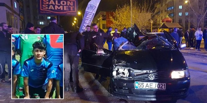 Kayseri'deki feci kazada hayatn kaybeden gen amatr futbolcu kt