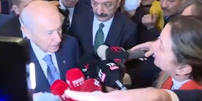 Bahçeli'den gazeteciye Sinan Ateş azarı: Hadi işine bak