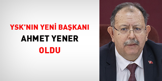 YSK'nn yeni bakan belli oldu