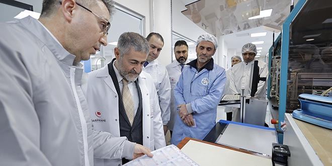 Bakan Nebati, Darphane'yi ziyaret etti