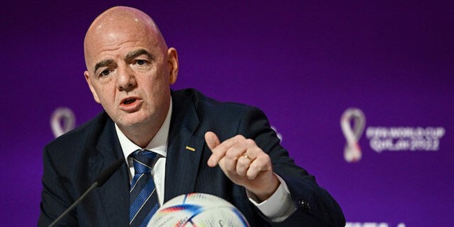 FIFA Başkanı Infantino'dan depremde hayatını kaybeden vatandaşlar için taziye mesajı